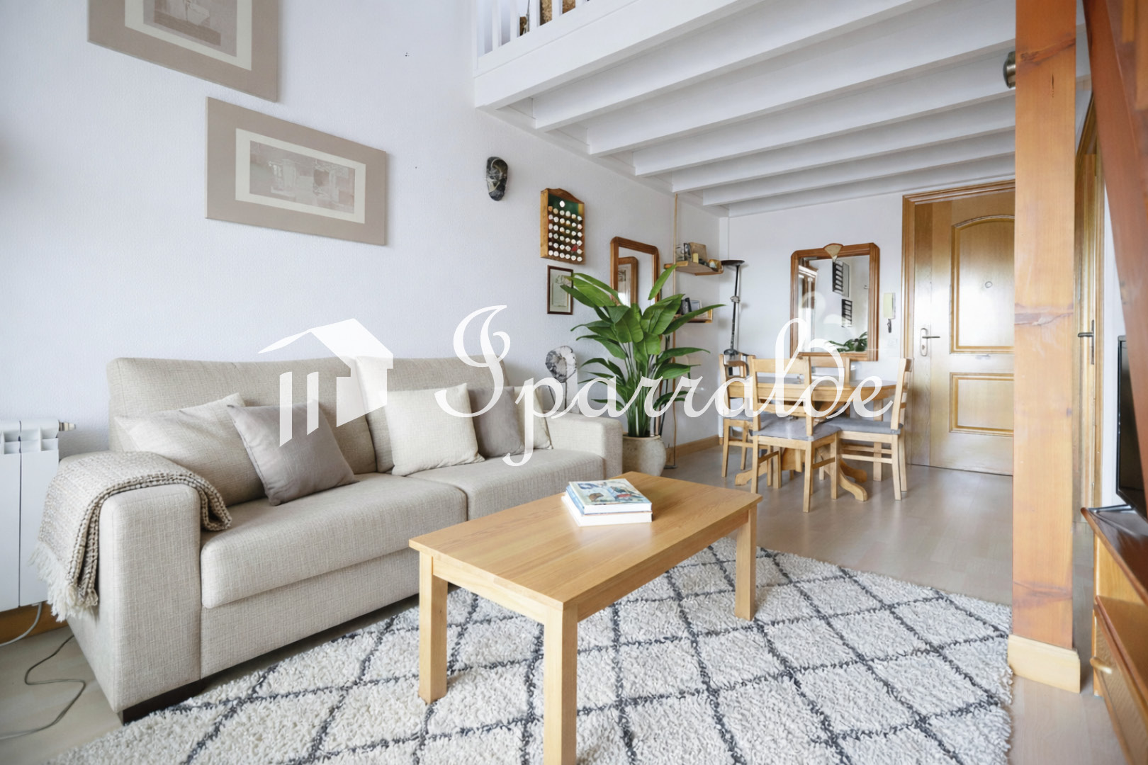 Hendaye Plage -T3 bis au dernier étage Un garage boxé Vue dégagée