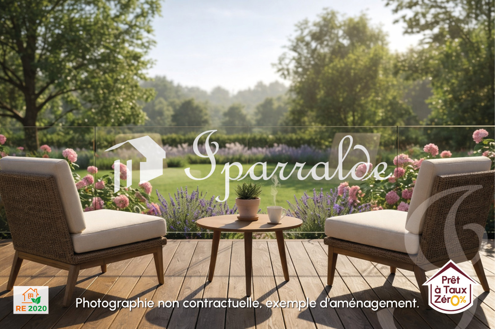 Dans la résidence AIA à Hendaye, découvrez cet appartement T4 de 81,29 m², situé en rez-de-jardin d’un programme immobilier neuf