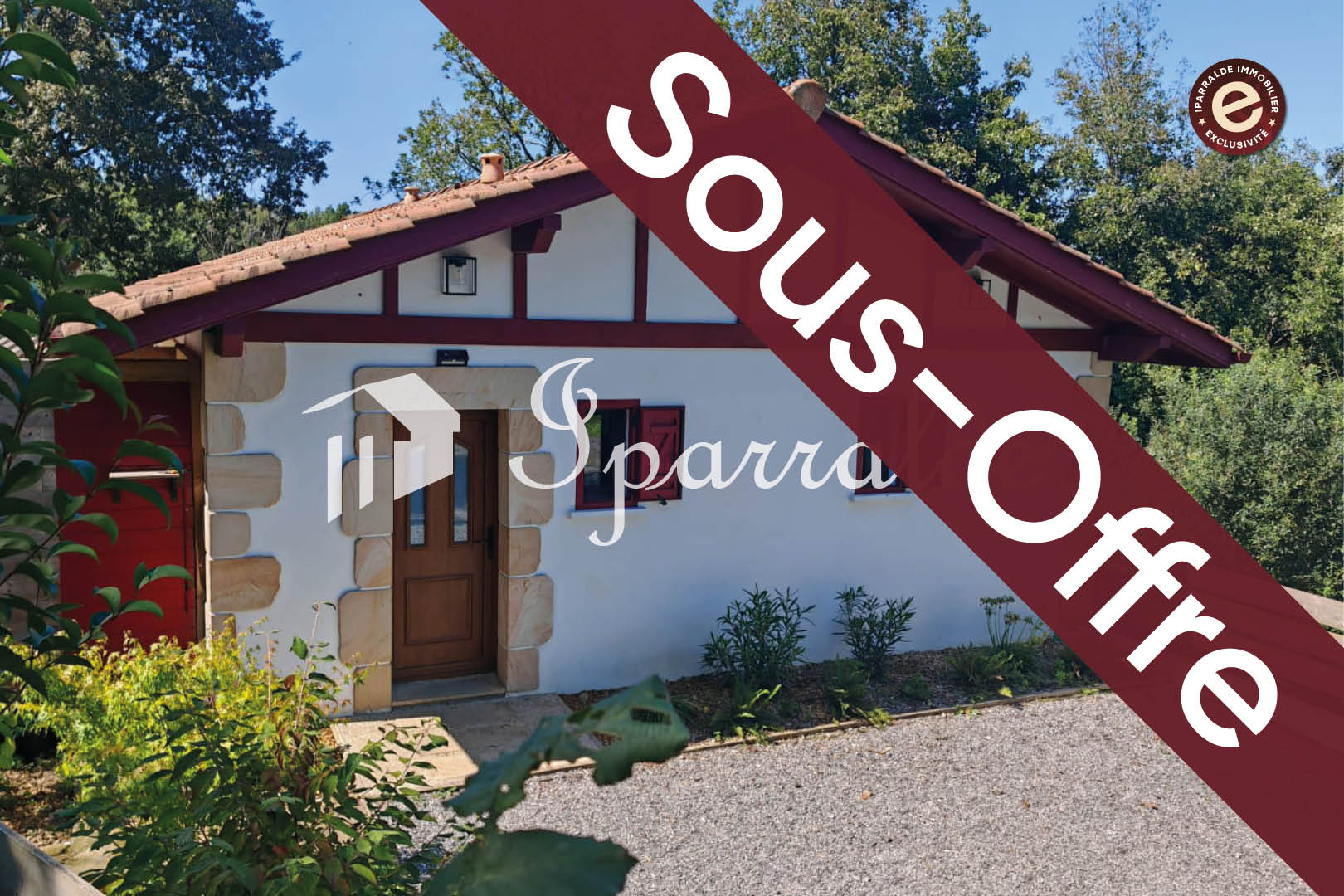 BIRIATOU – Maison contemporaine de plain-pied avec grand terrain et volumes évolutifs