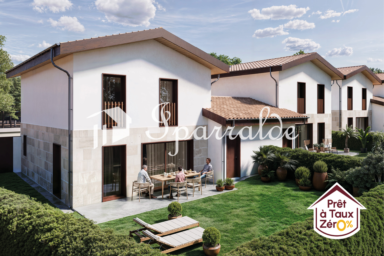 À deux pas de l’Océan et nichée dans un cadre verdoyant et calme, découvrez cette villa contemporaine neuve