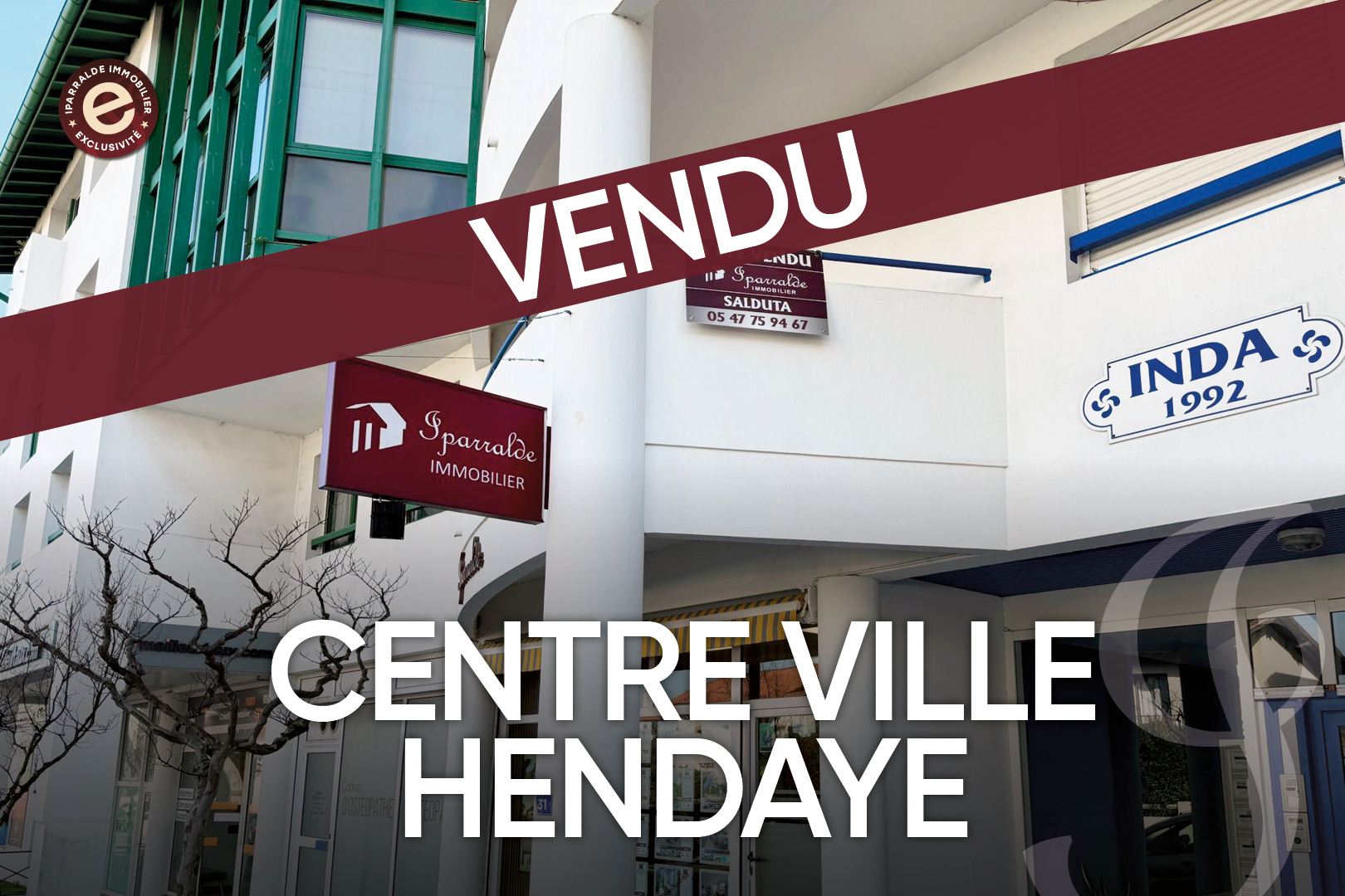Vendu! au centre ville, Avenue des Allées ! En exclusivité avec Iparralde Immobilier.