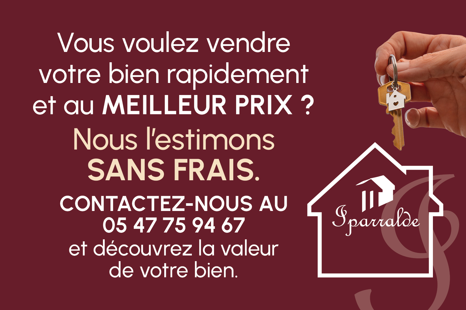 Vous voulez vendre votre bien rapidement et au meilleur prix ?